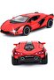 Diecast Metal Sports Car Model with Opening Scissor Doors & LED Lights - 3