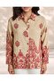 Women Beige Printed Casual Blouse - 4