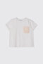 Girl's Sequined Short Sleeve Powder T-Shirt