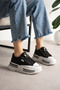 İnna Stone Detail Black Sole Sports Shoes - 2