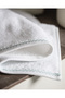 Angelise 100% Cotton Face Towel - White/Mint Green - 50X70 cm - 5