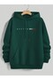 Sweatshirt Hooded Thick Fabric Bost Printed (Men's) - 2