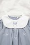 Embroidered Dress Baby Kids Embroidered Collar Detailed Holiday Dress - 4