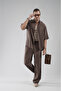 Trend Biz Oversize Fit Men's Modal Pants Shirt Bottom Top Set