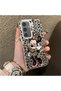 Silicone Edge Hard Back Phone Case Compatible with Samsung Galaxy S24 Minnie Patterned - 2