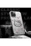 Silicone Edge Hard Back Phone Case Compatible with Samsung Galaxy A24 Kitty Pattern - 4