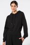 Women's Hooded Sweatshirt 3612/Black - 2