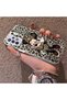 Silicone Edge Hard Back Phone Case Compatible with Samsung Galaxy A72 Minnie Pattern