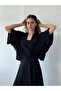 Design Boho Mini Kimono Women Black - 6