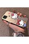 Silicone Edge Hard Back Phone Case Kitty Pattern Compatible with Poco C31