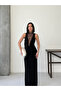 Lace Detailed Deep Decolletage Dress