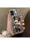 Silicone Edge Hard Back Phone Case Compatible with Samsung Galaxy A06 Minnie Patterned - 2