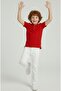 Boys' April 23 October 29 Show Outfit Polo Collar Short Sleeve T-Shirt and White Pants Set - 2
