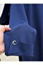 Altınay Tunic with Sleeves and Six Buttons - Zn2147 Navy Blue - 3