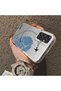 Silicone Edge Hard Back Phone Case Compatible with Samsung Galaxy M34 5g Flight Pattern - 3