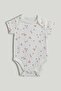 5 Pack Breakfast Friends Short-Sleeved Bodysuits - 3