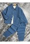 Boy's Denim Jacket and Pants Colorful Top and Bottom Set 2-Piece - 5