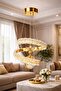 Kesik Gold Led Avize - 2