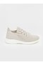 Beige Mesh Detailed Women's Sports Shoes - 2