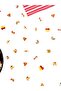 Yellow - Red - Football Themed Mini Table Confetti - 3