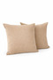 Cream Cushion Cover 45X45 cm Set of Two Decorative Pillow Covers Modern Sofa Cushion - 3