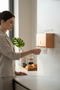 Matte Copper Napkin Holder Z Fold 200 Pieces Lockable Dispenser Towel Holder Bronze Color Towel Paper Holder - 3