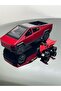Tesla Cyber Truck 1:32 Scale Metal Pull and Drop 12 cm Toy Car Red - 2