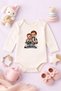 Baby Bodysuit with Funny Writing Abi Kardeş Kartal Baby Printed 100% Cotton Bodysuit (Newborn & Baby) - 2
