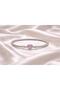 Silver Bracelet with Pink Stone Heart Figure - 2
