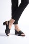 Genuine Leather Orthopedic Poly Sole Strapped Patterned Women's Sandals - 4