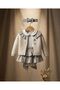 3-Piece Baby Girl Set with Wool Cardigan