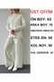 mock neck knit set - 4
