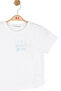 Girl's Carmine Tshirt 8-14 Years Ecru-Blue - 2