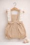 Eid Summer Lace Embroidered Strappy Muslin Baby Girl Jumpsuit - 5