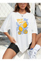 Popular Images Mix Printed Short Sleeve Crew Neck Women's Combed Cotton Tshirt