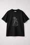 Women's Printed Cotton 2-Piece T-Shirt Set - Loose Fit Cotton Oversize T-Shirt - 3