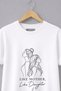 Women's Printed Cotton 2-Piece T-Shirt Set - Loose Fit Cotton Oversize T-Shirt - 4