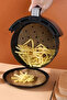 100 Pieces of Airfryer Baking Paper Disposable Oil-Proof Non-Stick Round Perforated Model 20 cm - 5