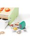 Wooden Cash Register and Money Set - Educational Market Game (33 Pieces) - 3