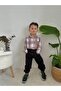 Boy's Plaid Shirt and Cargo Pants Two-Piece Set-Jlb-095