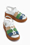 Larisa Genuine Leather White Women's Sandals - 3