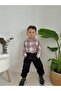 Boy's Plaid Shirt and Cargo Pants Two-Piece Set-Jlb-095 - 3