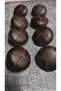 Ǝe Polyester Button 34 Size 20 mm 8 Pieces - 3