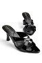 Cannes Cross-Strapped Women's Heeled Slippers - 2