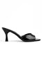 Torino Black Women's Heels Slipper