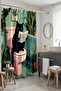 Bathroom Curtain, Enjoyment Time Patterned Shower Curtain, Bathtub Curtain 175X200Cm - 2