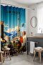 Bathroom Curtain, Vegas Lights Patterned Shower Curtain, Bathtub Curtain 175X200Cm - 2