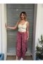 Pink Color Ethnic Cap Embroidered Pants - 5
