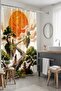 Bathroom Curtain, Path to Infinity Patterned Shower Curtain, Bathtub Curtain 175X200Cm - 2