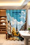 Bathroom Curtain, Autumn Pattern Shower Curtain in Hamburg, Bathtub Curtain 175X200Cm - 3